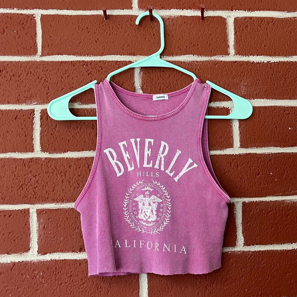 Beverly Hills cropped tank.